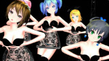 【MMD】性感连衣裙 初音 Meiko 巡音 镜音 天依 PaiRangers【1080P】